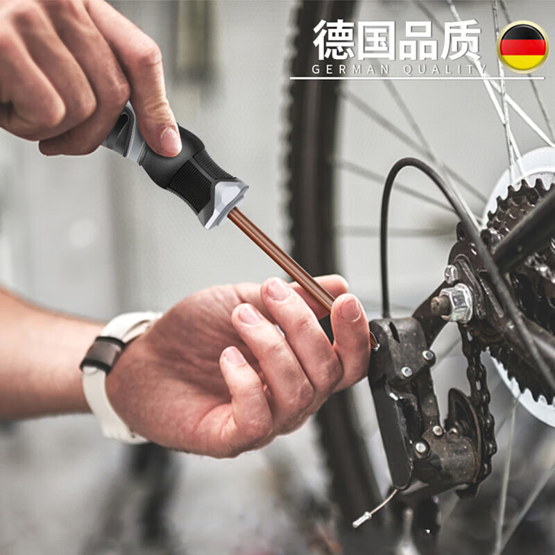 Delixi same factory S2 torx screwdriver set household tool screwdriver industrial grade small screwdriver professional 10-piece set comes with magnet + storage bag