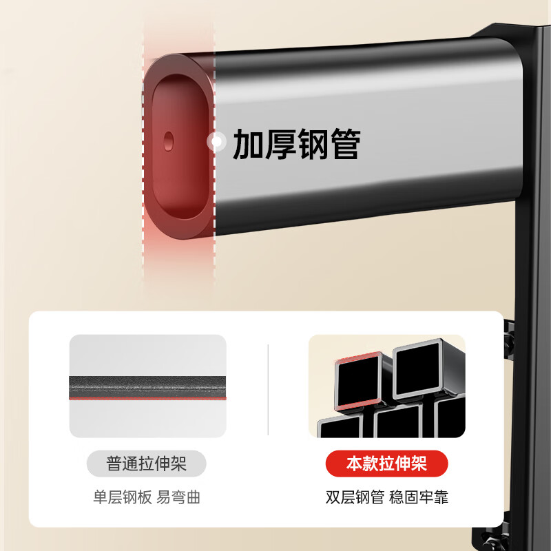 Junao 45-90-inch TV bracket telescopic and rotating 90-degree folding bracket wall mount universally suitable for Xiaomi Thunderbird Skyworth Honor smart screen TV mount