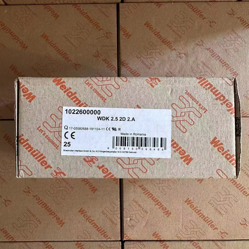 Weidmuller WDK 2.5 2D 2.A mounting component terminal block 1022600000