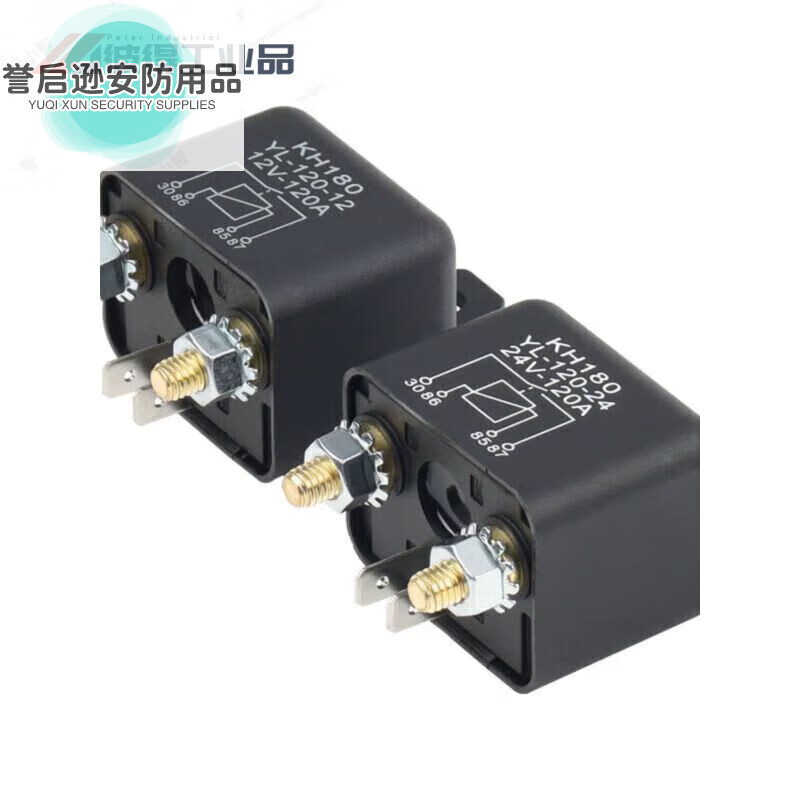 100A120a mini high current relay 12V24v new energy vehicle starting relay 4 pins high power 120A12V with accessories