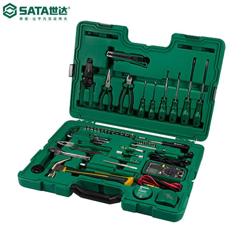 Shida Tools 61-piece Electrician Telecommunications Maintenance Combination Set Wrench Pliers Wallpaper Knife 09536 09536 09536