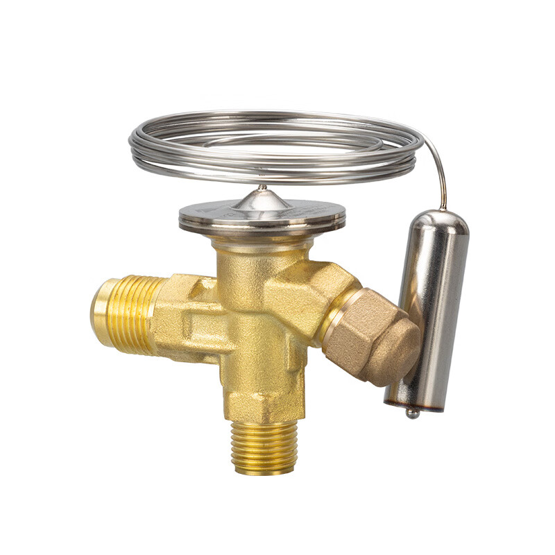 Refrigerator air conditioning cold storage TF type right angle internal balance R22/R410/134A throttling thermal expansion valve R404R507 valve body with (core 2) free nut