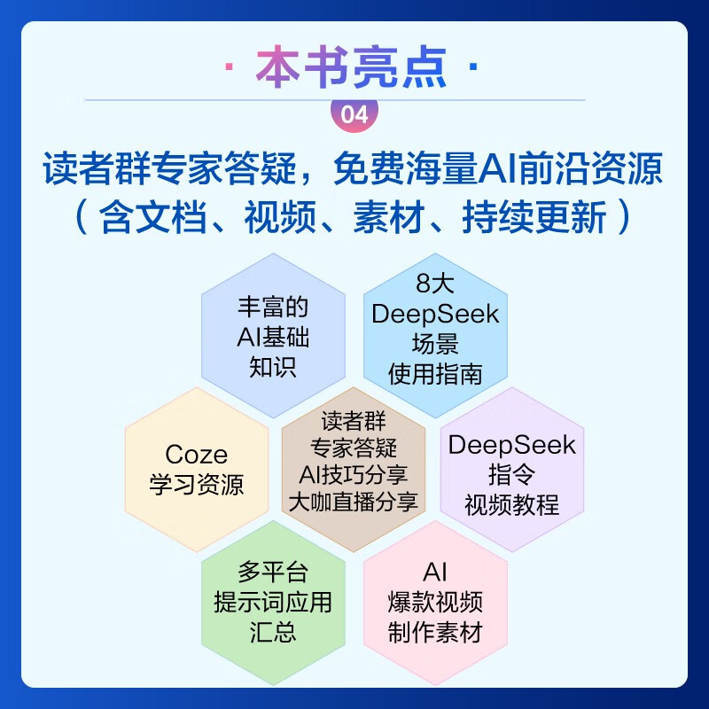 AI Super Partner DeepSeek+ Agent Practical Manual (two-color printing) DeepSeek+Manus+Coze Practical Combat, AI efficiency improvement tool, build an agent assistant from 0 to 1, efficient delivery, free resources continuously updated, expert Q&A