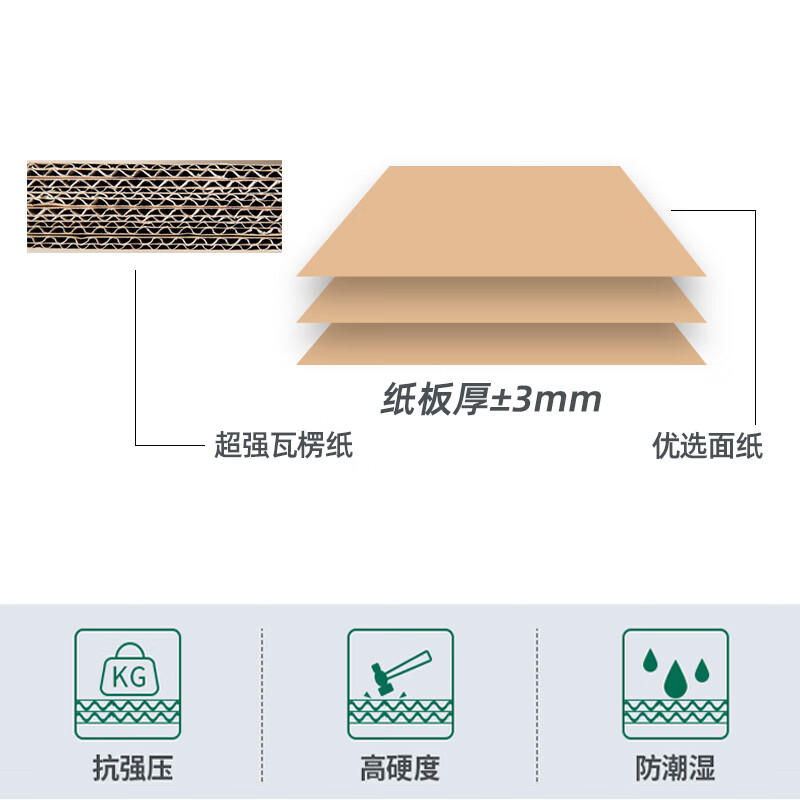 Aircraft box packaging box, extra hard express box, rectangular carton, cigarette box size, corrugated box, packaging box, custom wholesale, height 5cm (20 pcs/3-layer kraft kk), length 13cm*width 12cm