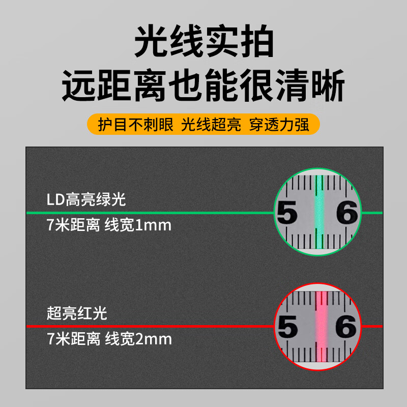 Daigle level Hercules 12-line high-precision strong light thin line ultra-bright green light laser infrared automatic leveling thin line green light 12-line standard lower level