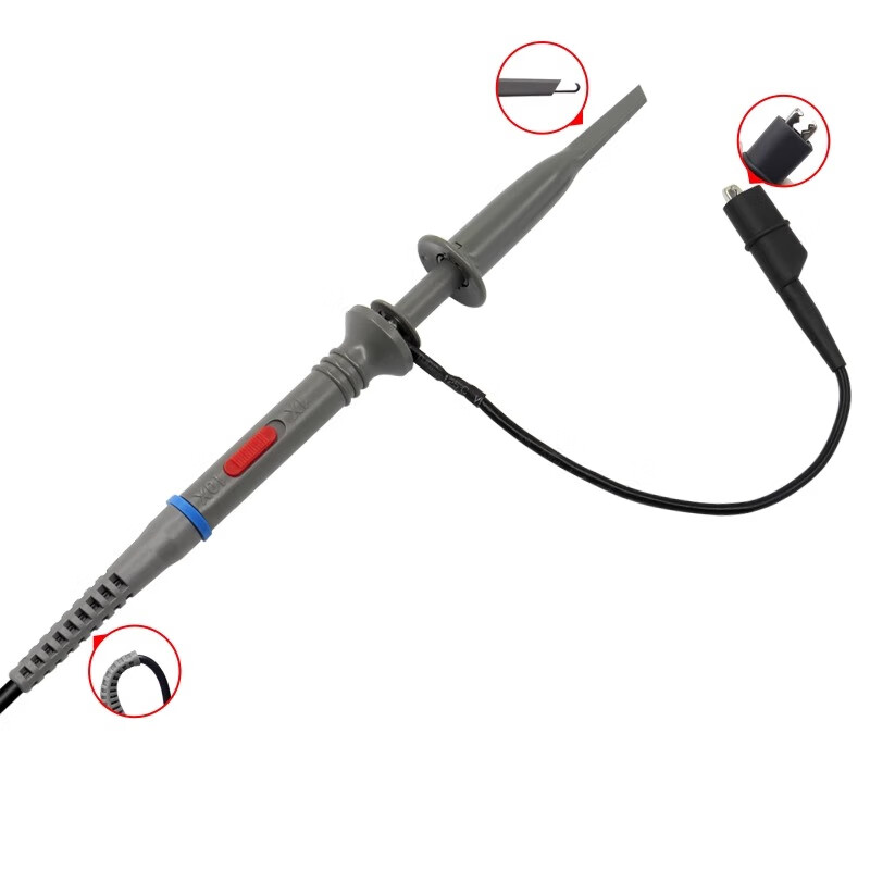 Yangxian Pioneer Oscilloscope Passive Probe P6100/P2100 High Voltage Probe 40KV Universal BNC Port Passive Probe P2060 (10 1_60MHz)