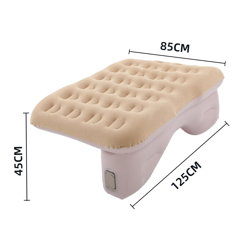 Bymaocar car automatic inflatable mattress air bed SUV car internal shock sleeping tool SVU travel rear car mattress upgraded model one-click automatic inflating/exhausting + removable headrest quick storage suitable for 99% of models on the market