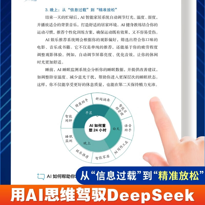 Play with DeepSeek from scratch. Easily play with DeepSeek from scratch to improve work efficiency, inspire creative inspiration, and find money-making ideas. Make money with AI from 0 to 1. A full-scenario practical manual from entry to monetization. A step-by-step guide to teach you how to use AI tools.
