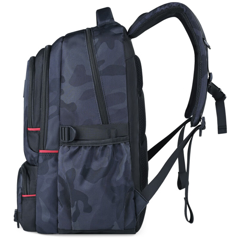 Edison inventor junior high school student bag student boy high school student large capacity backpack burden reduction spine backpack k70 camouflage black