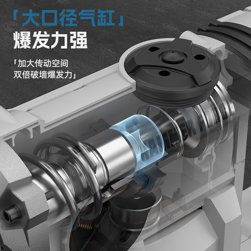 HYUNDAI20v Brushless Rechargeable Electric Hammer Professional 4.0Ah Dual Power High Power Brushless Lithium Battery Electric Hammer Impact Drill