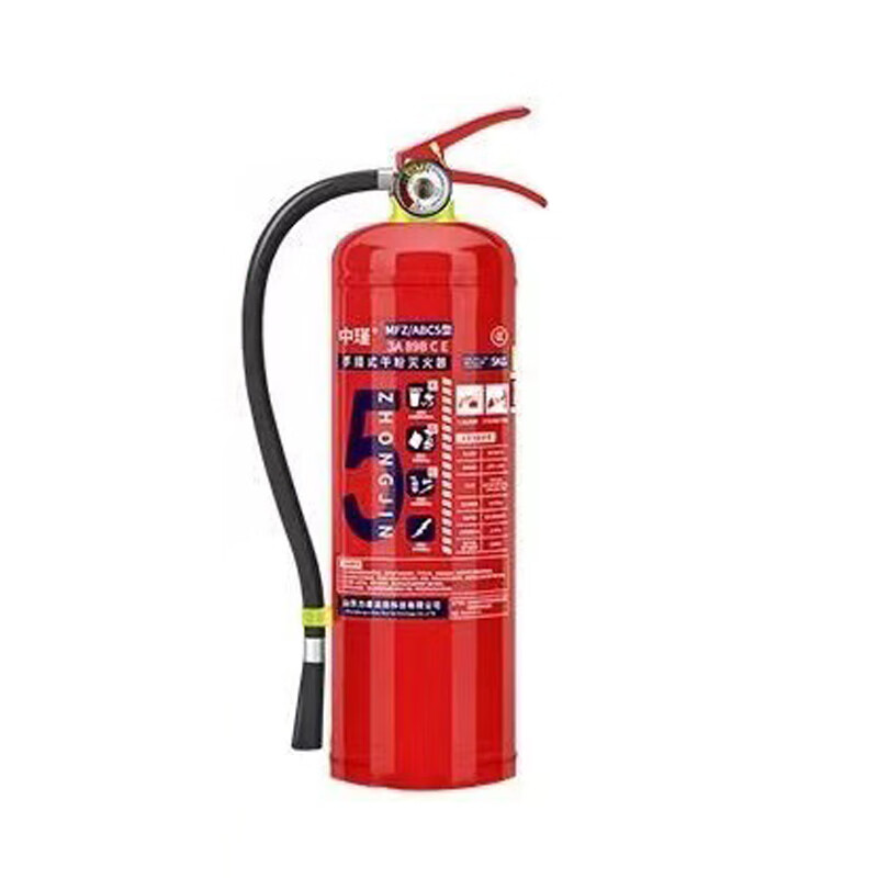 Zhongjin portable dry powder fire extinguisher 2025 new national standard 5kg unit