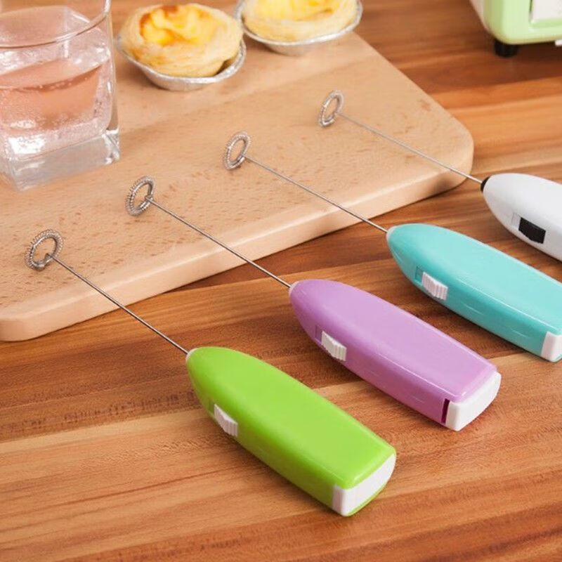 Electric egg beater, household milk frother, handheld wireless mini small automatic mixing stick, cream whipping artifact, electric egg beater, random color, beats eggs ten times faster