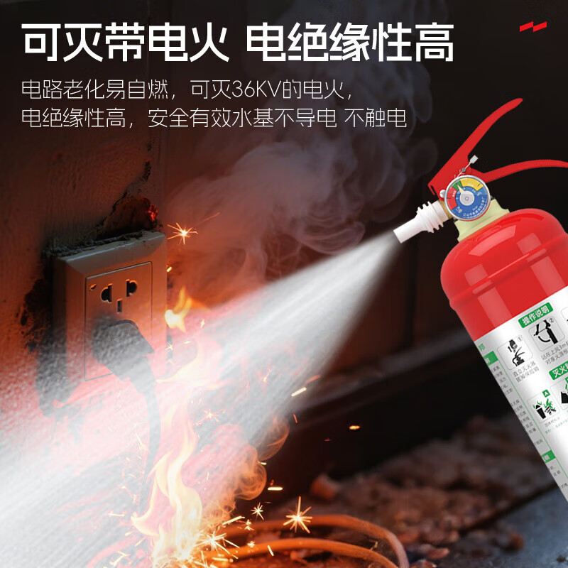 Yuanbang vehicle-mounted fire extinguisher, private car, household, small car, special household fire-fighting equipment, water-based fire extinguisher, 2025 new national standard, 25L water-based