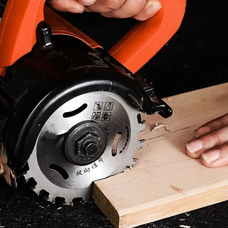 Chengzhou woodworking saw blade 4-inch carbide angle grinder hand grinder wood double-sided cutting blade sharp and wear-resistant two-way saw blade reversible 5 pieces