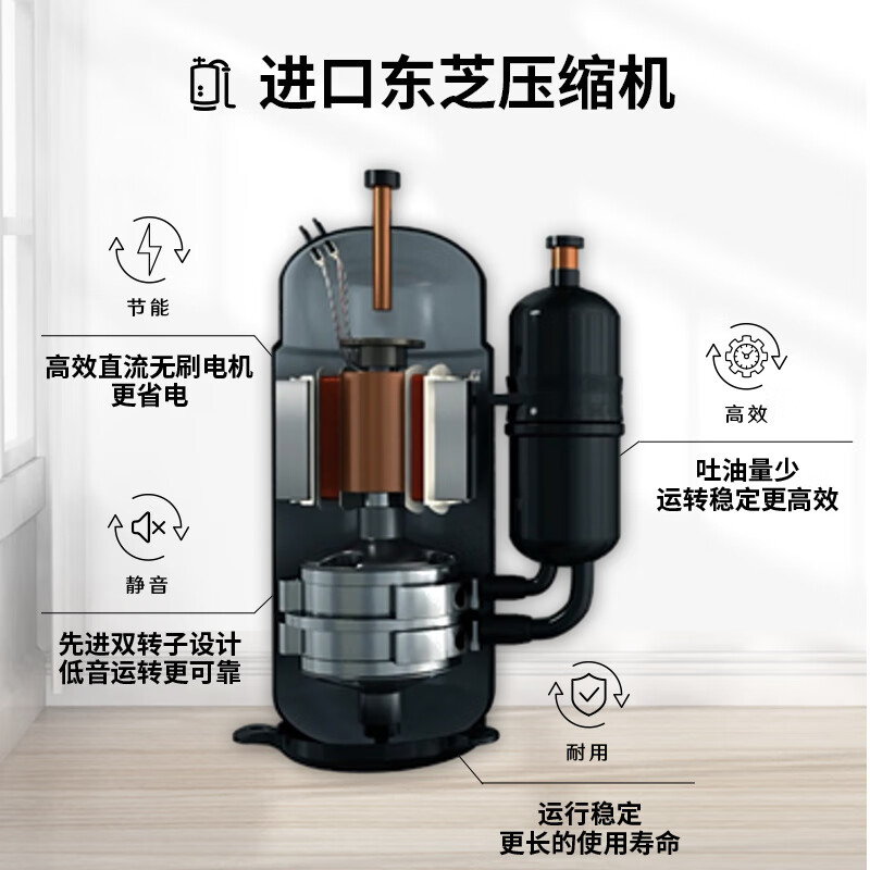 TOSHIBA Southern District household central air conditioner multi-split MiniSMMS series new first-level energy efficiency 4 HP, one to three, two bedrooms and two living rooms, first-level energy efficiency