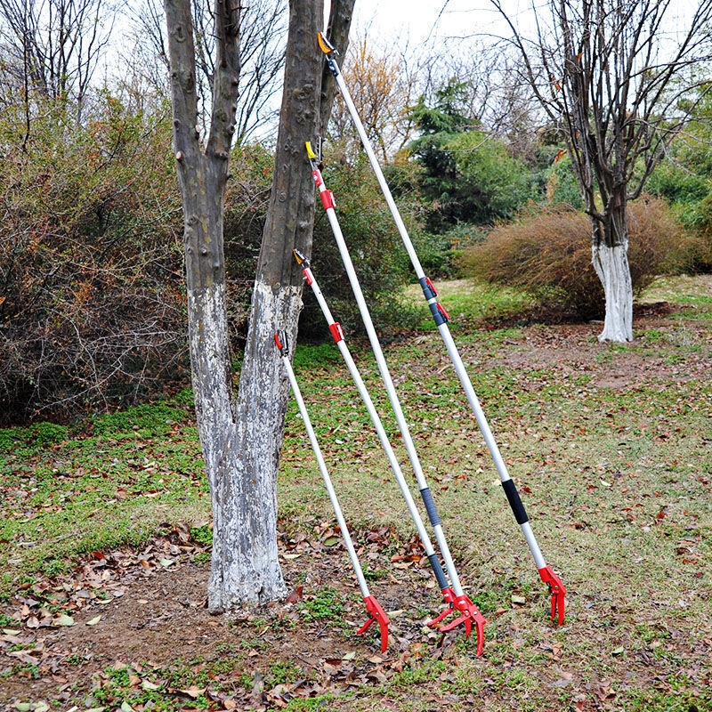 High-branch shears imported from Japan, telescopic high-altitude shears, high-branch shears, fruit picking device, fruit branch scissors, fruit picking scissors, extended fruit picking, sixth generation single section 1.5 meters, separate scissors plus gifts