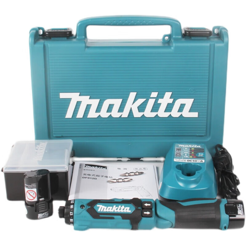 Makita (MAKITA) DF012DSE electric screwdriver multi-function electric drill 7.2V high torque folding screwdriver TD022DSE TD022DZ bare metal