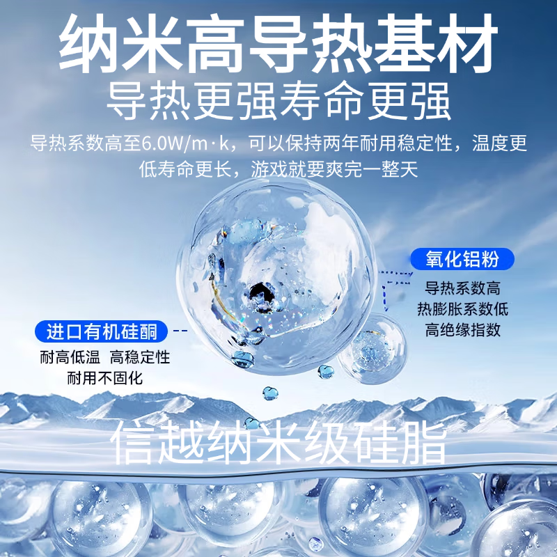 ShinEtsu ShinEtsu X-23-7868-2D thermal conductive silicone grease computer CPU silicone grease notebook thermal paste thermal conductivity 6.2W/mK1G/support