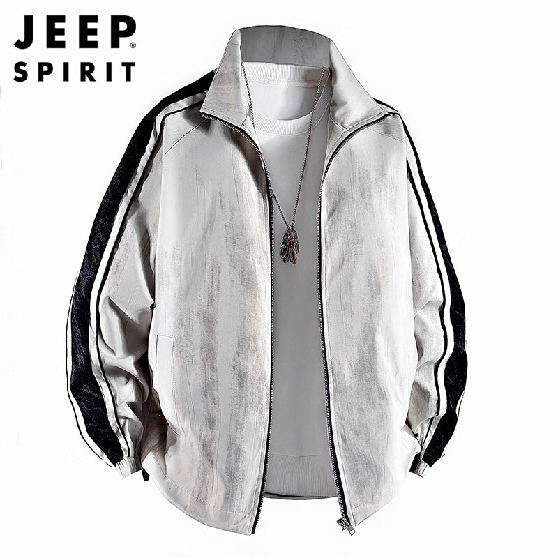 JEEP SPIRIT Jeep jacket men's jacket men's autumn and winter casual high-end style sports high-end sense handsome stand-up collar clothes