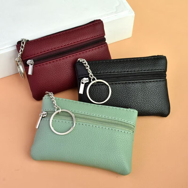 Cute and cute wallet, middle-aged and elderly coin purse, mini ultra-small carry-on 2023 bag, key bag, coin bag, small card bag, Rumba red (cannot hold mobile phone)