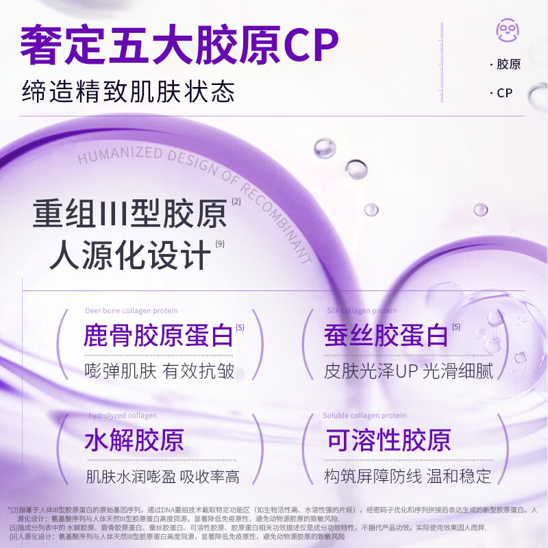 HEALOINE Hydrating Beauty Collagen Infusion Mask Anti-wrinkle, Lightening Lines, Firming and Moisturizing Cinema Line Elasticity Valentine's Day New Year's Gift