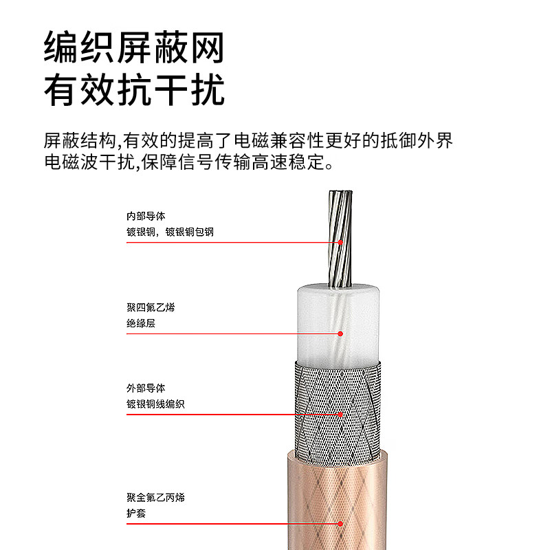 Rentian ipex1 to SMA female antenna module WIFI connection cable 1st generation tooth length 11mm/SMA outer screw inner hole waterproof 0.1 meter IPEX1-SMAK11/RG178-01