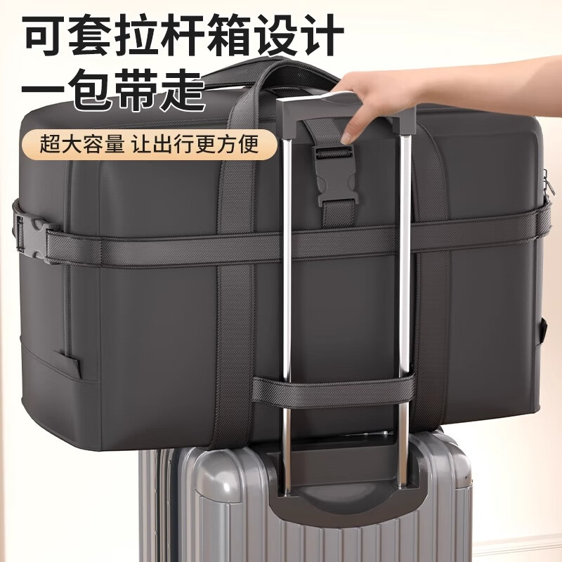 Youna Moving Packing Bag Oxford Cloth Large Capacity Quilt Storage Bag Travel Clothes Organizing Bag Luggage Bag 1 Pack Yaoye Black - Extra Large Can Hold Approximately 30 Pieces of Clothing