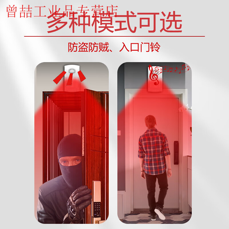 Independent infrared alarm home store anti-theft mobile phone remote APP notification indoor infrared human body sense plug-in Tuya WiFi infrared detector