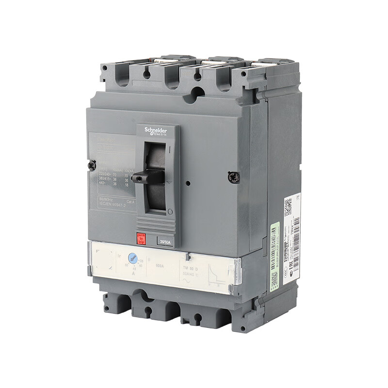 Schneider Electric CVS100F/160F/250F/400F/630F 3P fixed molded case circuit breaker 36KA CVS400F TMD 3P 400A Order number L