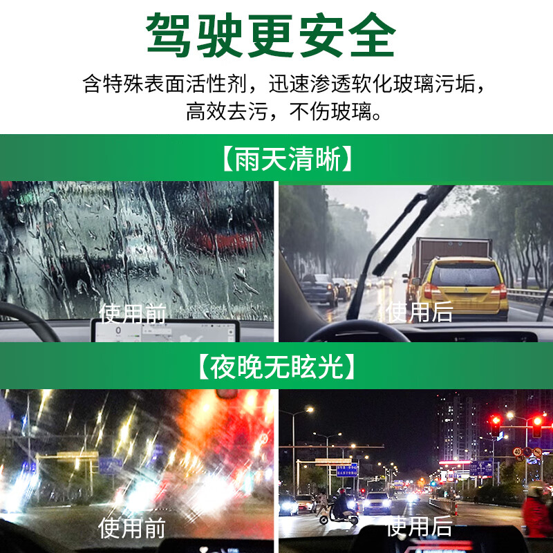 Turtle Wax hard-shell antifreeze glass water-25 car powerful degreasing film decontamination wiper water for all seasons 2L*6 bottles