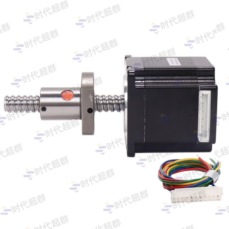 Yue Changsheng 57 linear stepper motor ball screw motor 1204 lead 4mm1.3Nm1.8Nm2.6Nm screw 1605 1.3Nm body length 56mm stroke 300mm 1204 screw