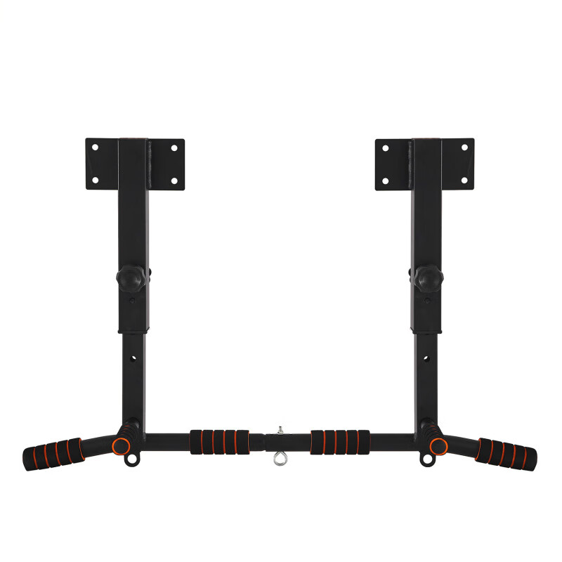 Shangqimai pull-up device home horizontal bar indoor wall-mounted thickened punched boom hanging top-mounted fixed fitness single bar side beam adjustable black