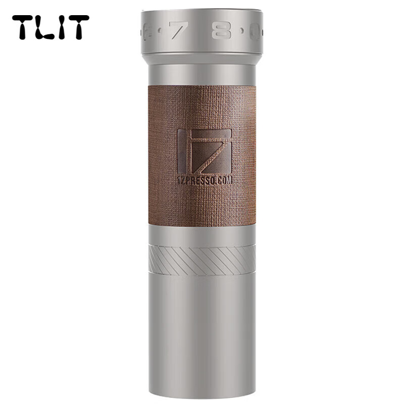 Lie Rui imported quality retro hand-cranked bean grinder from Germany, portable hand-operated coffee bean grinder ZP6 direct-adjustable large six-core platinum coffee leather version