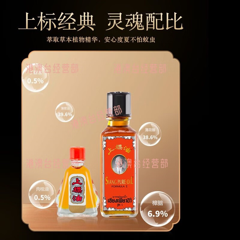 Superscript Oil Imported from Thailand Superscript Oil Injury to Waist and Neck Hyperplasia Set Joint Pain Muscle Soreness Mosquito Bites Red Superscript Oil 25ml/1 Bottle Experience