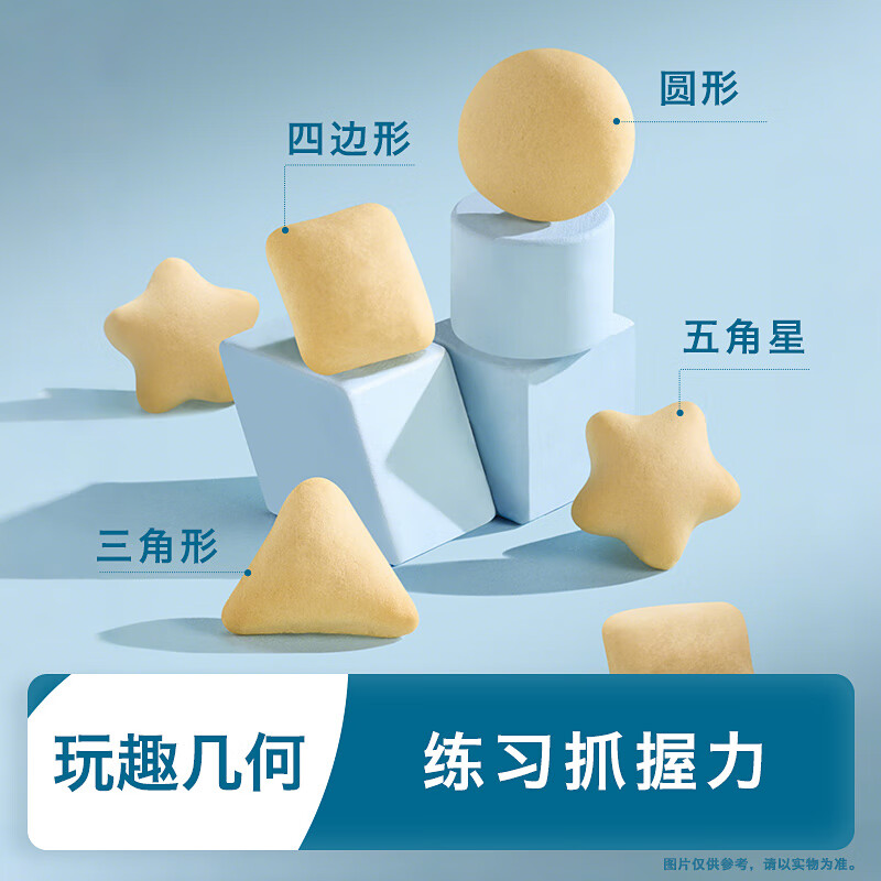 Heyangyang Infant Soft Cake for 6 months and above, High Calcium Iron and Zinc, Baby Snacks, Teething Biscuits, Baby Snacks, Level 1 Soft Cake Combination (Original Flavor*1+Banana*1)