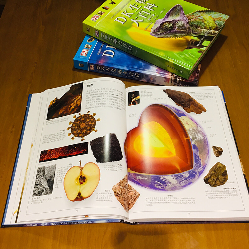 DK Earth Encyclopedia (Revised Edition) Little Mammoth Children's Book (Hardcover)