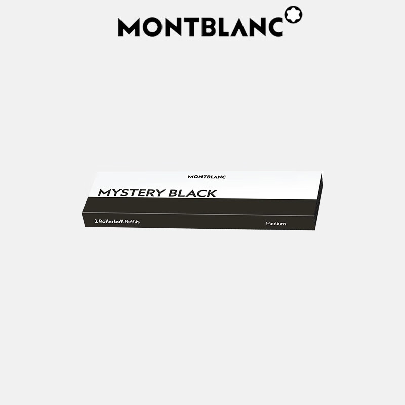 Montblanc MONTBLANC Meisterstück 163 signature pen refill 2 pack M tip 105158/128231 New Year gift