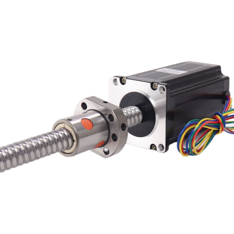 Yue Changsheng 57 linear stepper motor ball screw motor 1204 lead 4mm1.3Nm1.8Nm2.6Nm screw 1605 1.3Nm body length 56mm stroke 300mm 1204 screw