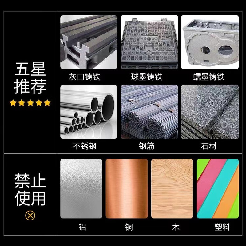 Chuxin cast iron cutting sheet metal cutting iron king saw blade brazing cutting iron sheet aluminum iron bronze stainless steel cutting machine special 400*32 cutting iron sheet sharp type