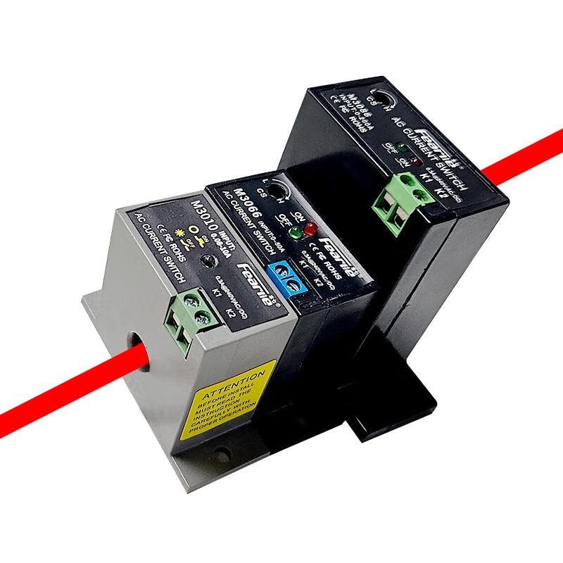 AC sensing switch current transformer passive sensing dry contact output relay matching M3076 normally closed 24V