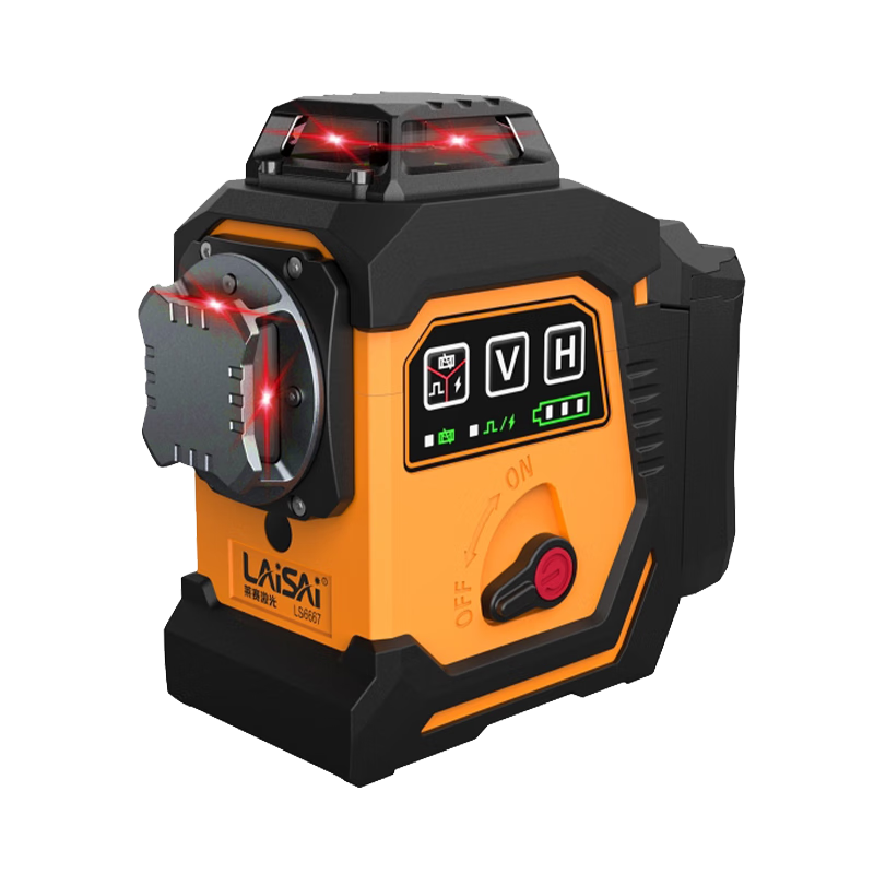 Laser Laser LS6667 laser level high-precision strong light thin line high-bright red light wall-mounted line projector 200 mW red light standard