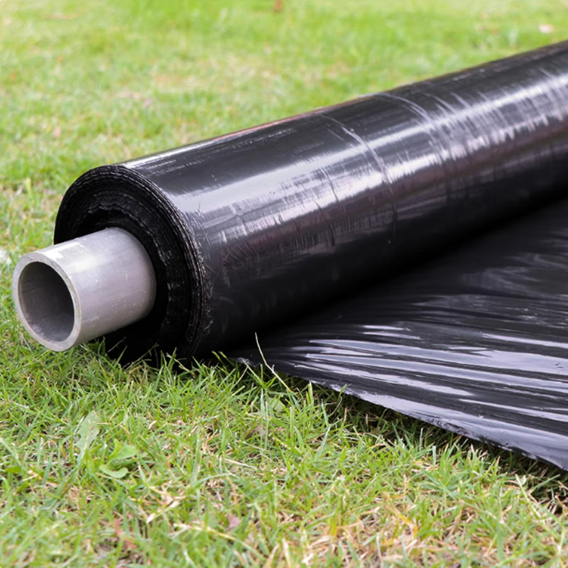 Ju Zhiming black mulching film for orchards, fruit trees and vegetable gardens, thickened weed-proof plastic film, agricultural planting, weeding, silver black mulching film, 20 pounds, 1.4 silk, thick black, 3 meters wide x 180 meters long