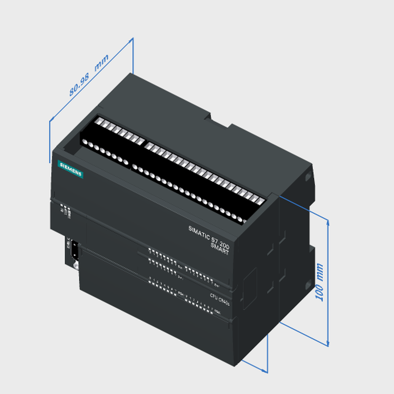 Siemens 6ES72881CR400AA1 PLC module controller SIMATIC S7-200 SMART CPU CR40s, compact CPU, AC/DC/relay