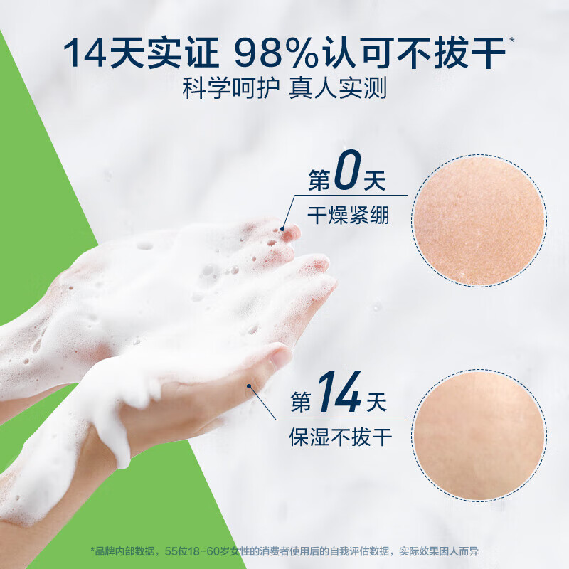 Serafos Amino Acid Mild Moisturizing Cleansing Foam 236ml Sensitive Skin Mild Oil Control Facial Cleanser Unisex Skin Care