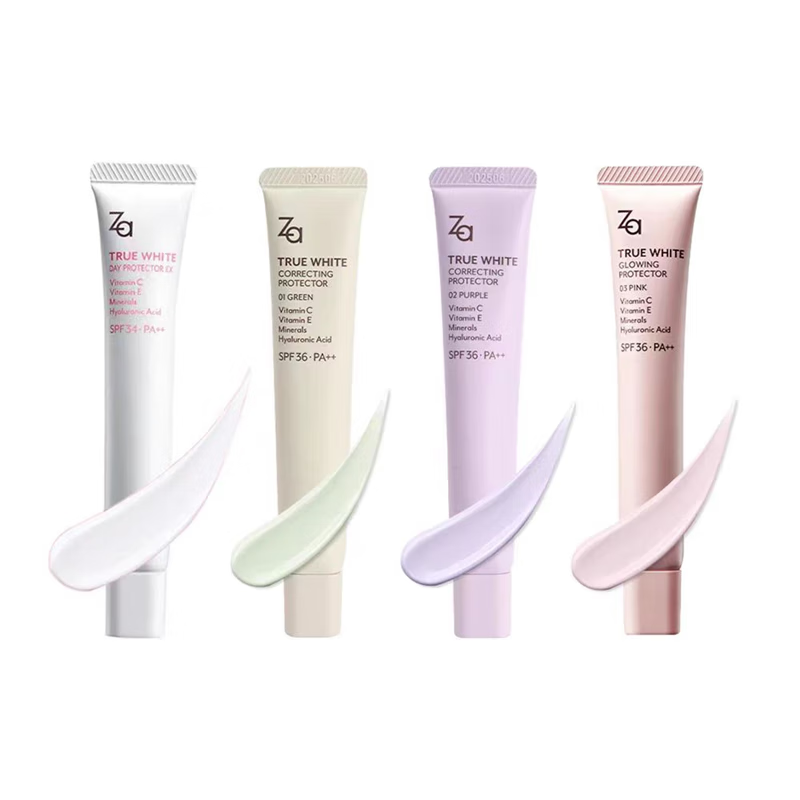 Ji Rui's new version of ZA isolation three-in-one brightening skin tone makeup primer isolation cream za isolation white