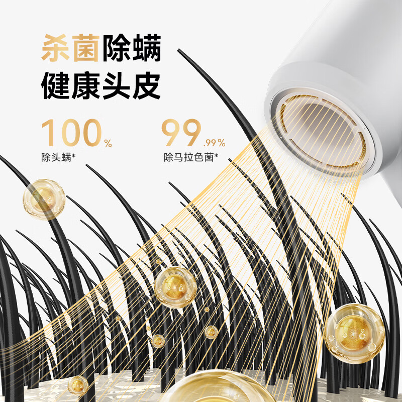 Beijing-made beauty hollow high-speed hair dryer Pro2 gray 1.9 billion plasma hair dryer household mute negative ion high-power hair dryer birthday gift for women