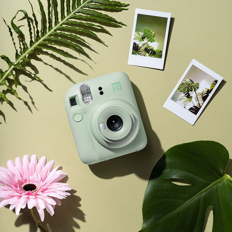 Fuji (FUJIFILM) Polaroid camera mini12 camera mini11 photo paper one-time imaging photo birthday gift Mini12 Iris Purple International version Christmas gift annual meeting prize