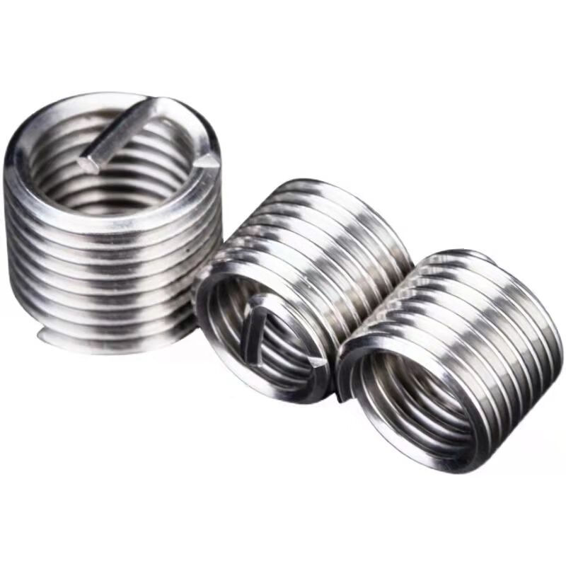 Thread protective sleeve stainless steel braces 304 internal thread fine tooth steel wire screw sleeve/steel wire/screw sleeve sheath wire sleeve complete set M8*1*1.5D/50 pieces