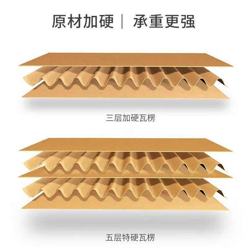 Baoxi express carton packing box postal carton custom carton wholesale No. 7 three-layer reinforced 23*13*16cm (120 pieces)