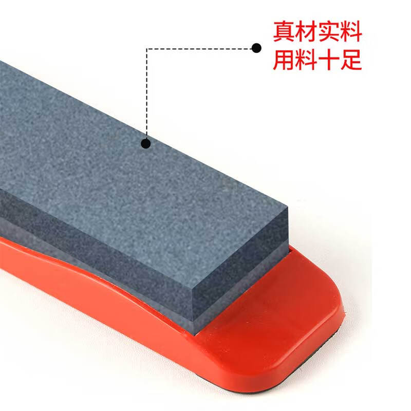 Fat Donglai's same sharpening stone for household kitchen knives, brown corundum quick sharpening artifact, double-sided sharpening stone for chefs, thick A thick double-sided sharpening stone, 240/400 mesh, fast, one size fits all